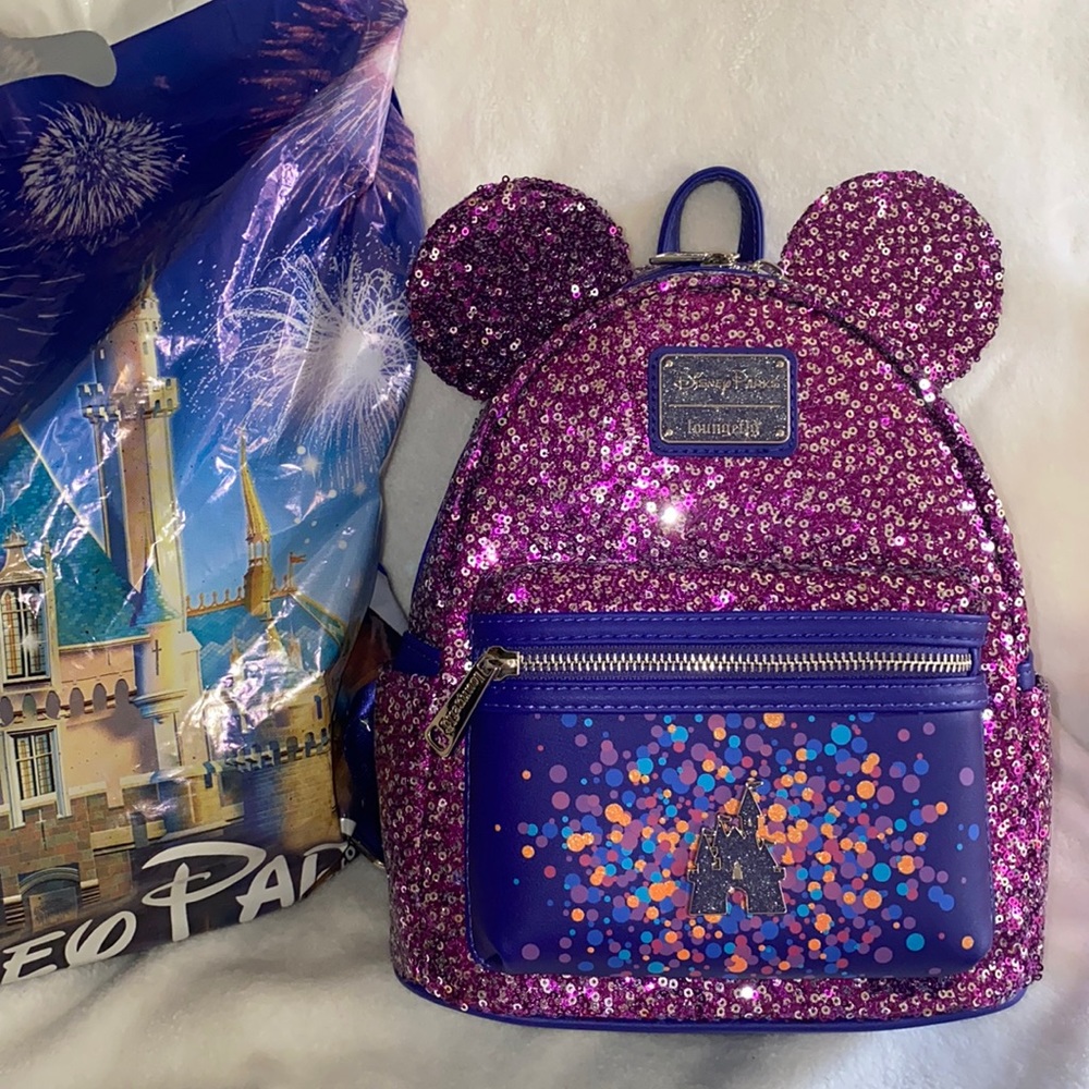 Disney Park Sequin Mini Backpack - image 1
